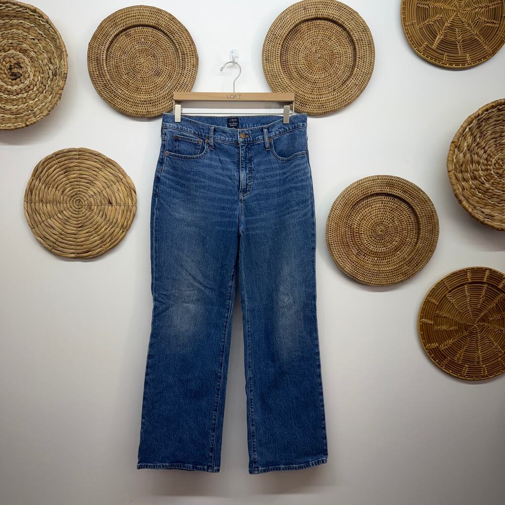 J. Crew Full Length Wide Leg Jeans 30